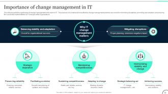 Change Management In IT Navigating Technological Evolution CM CD Designed Colorful