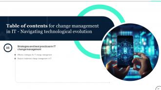 Change Management In IT Navigating Technological Evolution CM CD Impressive Colorful