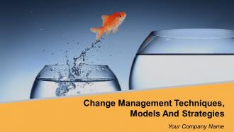 Change Management Techniques Models And Strategies Powerpoint Presentation Slides