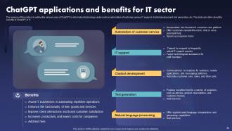 ChatGPT IT Powerpoint Presentation Slides