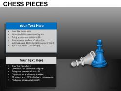 Chess pieces powerpoint presentation slides db