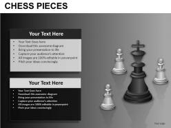 Chess pieces powerpoint presentation slides db