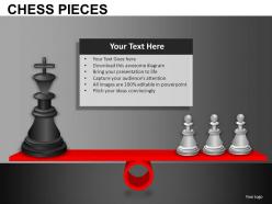 Chess pieces powerpoint presentation slides db