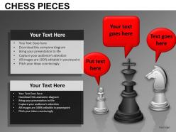 Chess pieces powerpoint presentation slides db