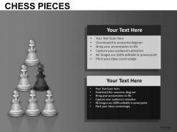 Chess pieces powerpoint presentation slides db