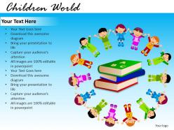 Children world powerpoint presentation slides db