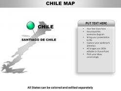 Chile country powerpoint maps