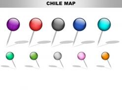 Chile country powerpoint maps