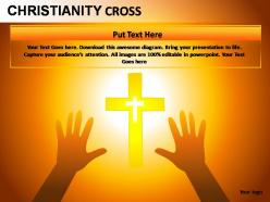 Christianity cross powerpoint presentation slides