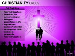 Christianity cross powerpoint presentation slides