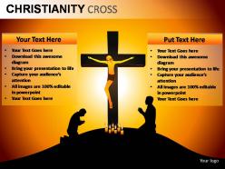 Christianity cross powerpoint presentation slides