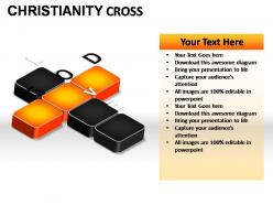 Christianity cross powerpoint presentation slides