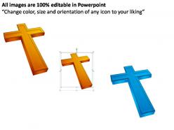 Christianity cross powerpoint presentation slides