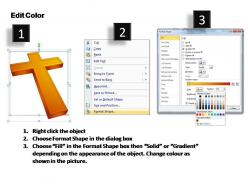 Christianity cross powerpoint presentation slides