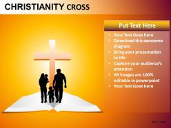 Christianity cross powerpoint presentation slides db