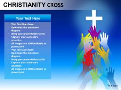 Christianity cross powerpoint presentation slides db