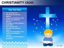 Christianity cross powerpoint presentation slides db