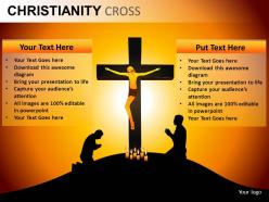 Christianity cross powerpoint presentation slides db