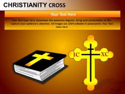 Christianity cross powerpoint presentation slides db