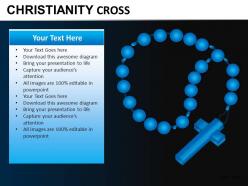 Christianity cross powerpoint presentation slides db