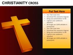 Christianity cross powerpoint presentation slides db