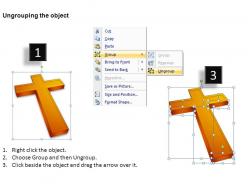 Christianity cross powerpoint presentation slides db