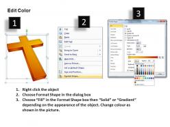 Christianity cross powerpoint presentation slides db