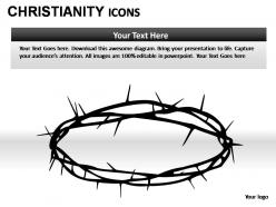 Christianity icons powerpoint presentation slides