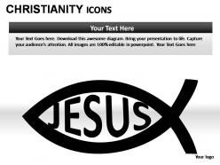 Christianity icons powerpoint presentation slides