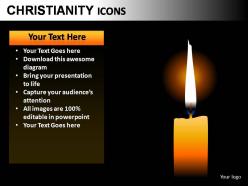 Christianity icons powerpoint presentation slides