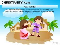 Christianity icons powerpoint presentation slides db