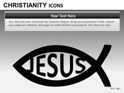 Christianity icons powerpoint presentation slides db