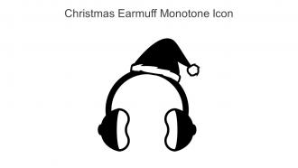 Christmas Earmuff Monotone Icon In Powerpoint Pptx Png And Editable Eps Format