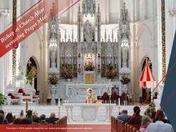 Church Overseeing Kneeling Displayed Architecture Background