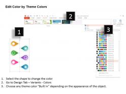 Ci six staged vertical timeline diagram powerpoint template