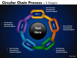 57274103 style variety 1 chains 5 piece powerpoint presentation diagram infographic slide