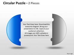 71752117 style puzzles circular 2 piece powerpoint presentation diagram infographic slide