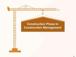 Civil Construction Project Management Powerpoint Presentation Slides