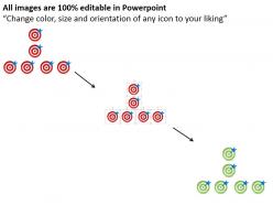 Cj six target boards for target achievement powerpoint template