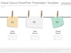 Closed source powerpoint presentation templates