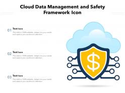 Cloud data management and safety framework icon