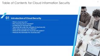 Cloud Information Security Powerpoint Presentation Slides