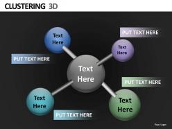 Clustering 3d powerpoint presentatio slides db