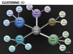 Clustering 3d powerpoint presentatio slides db