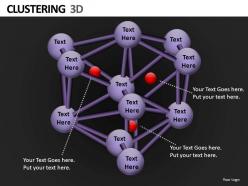 Clustering 3d powerpoint presentatio slides db