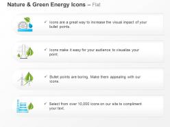 Cn four text icons for environmental safety and green energy ppt icons graphics