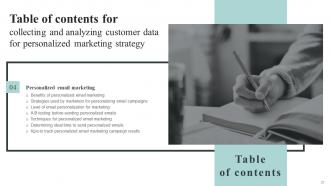 Collecting And Analyzing Customer Data For Personalized Marketing Strategy Complete Deck