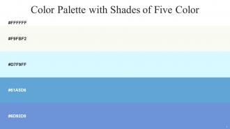 Color Palette With Five Shade White Loafer Oyster Bay Danube Danube