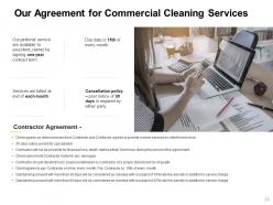 Commercial Cleaning Services Proposal Powerpoint Presentation Slides