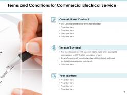 Commercial Electrical Service Proposal Powerpoint Presentation Slides